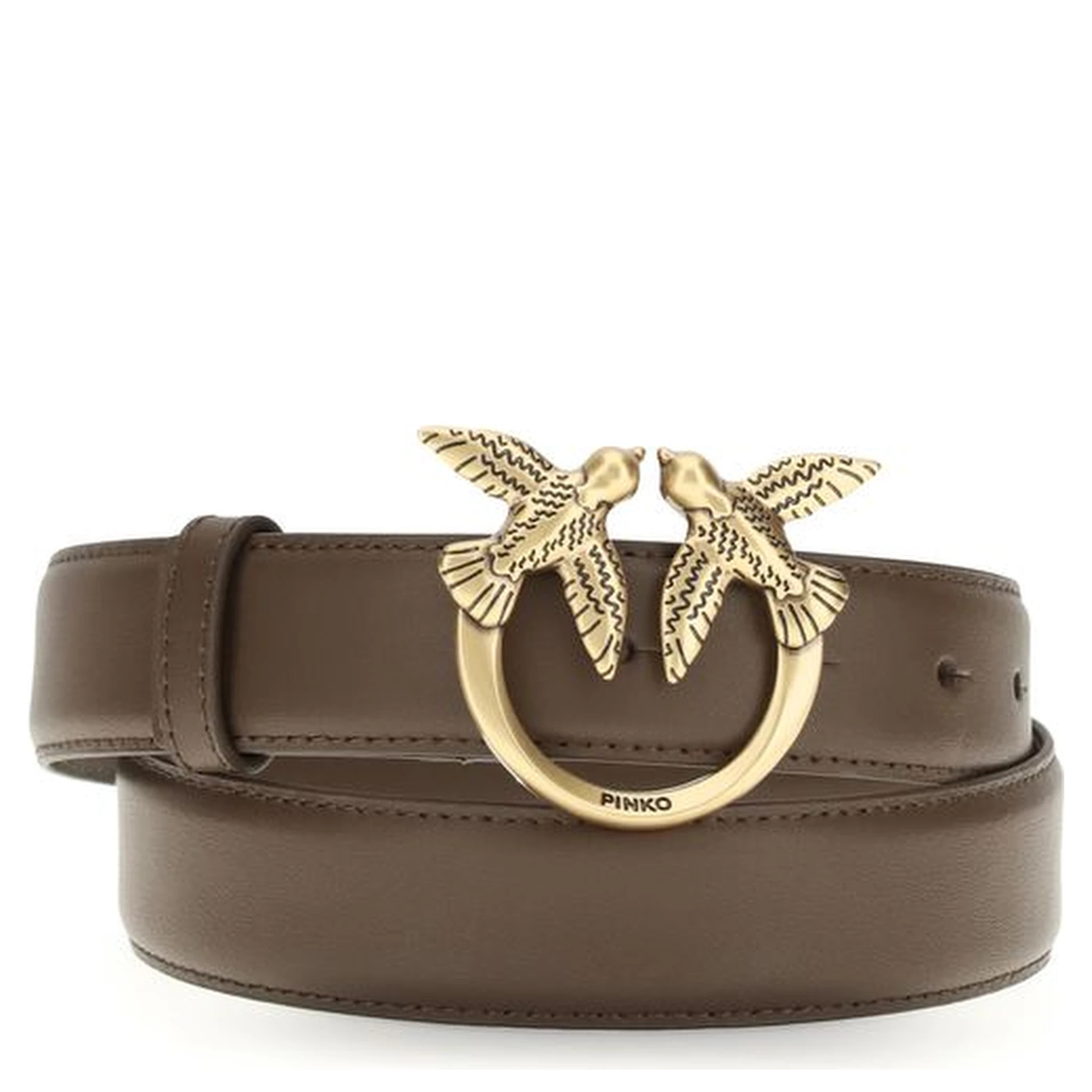Brown Calf Leather Bos Taurus Regular Belt
