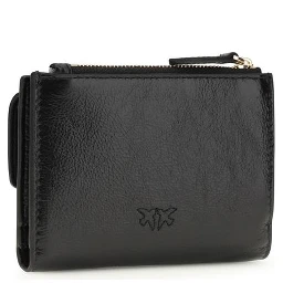 محفظة بوس توروس من جلد العجل الأسود