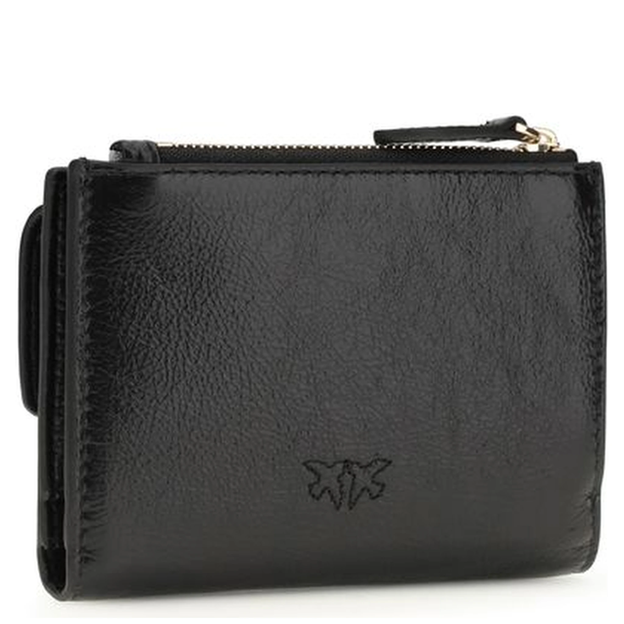 محفظة بوس توروس من جلد العجل الأسود