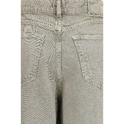 Beige Lyocell Bermuda Shorts