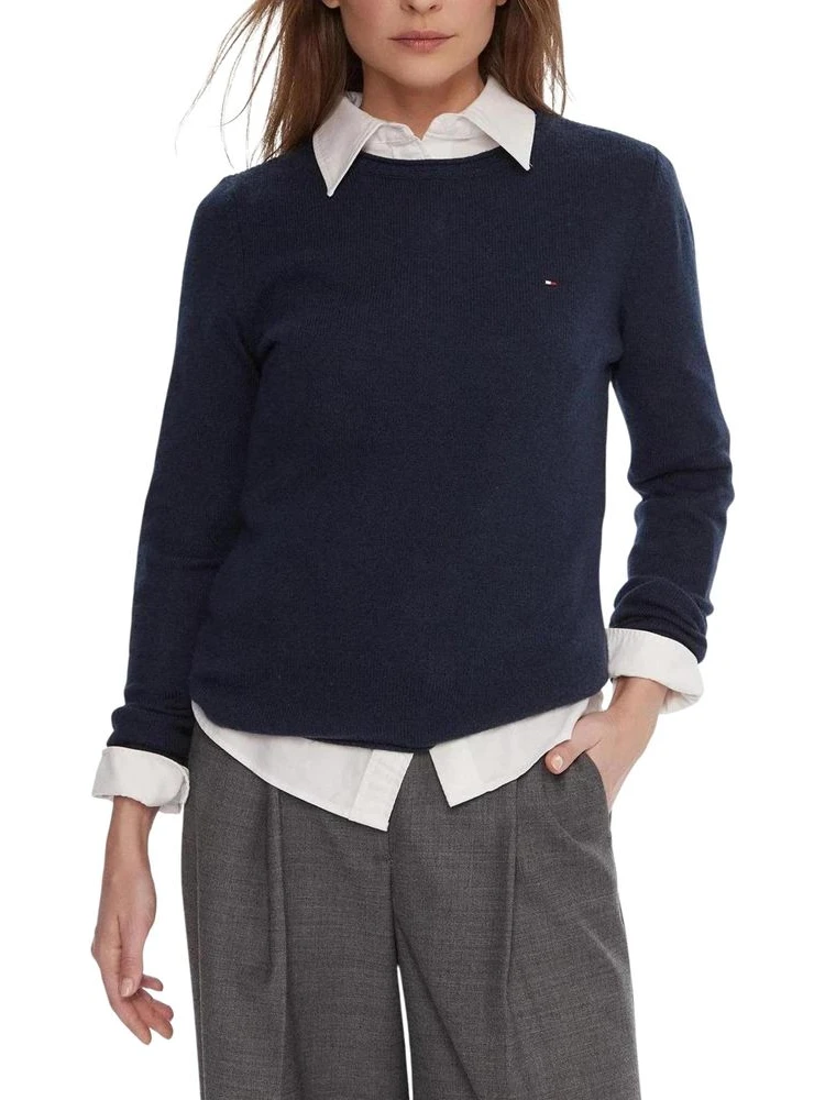 Blue Wool Sweatshirt