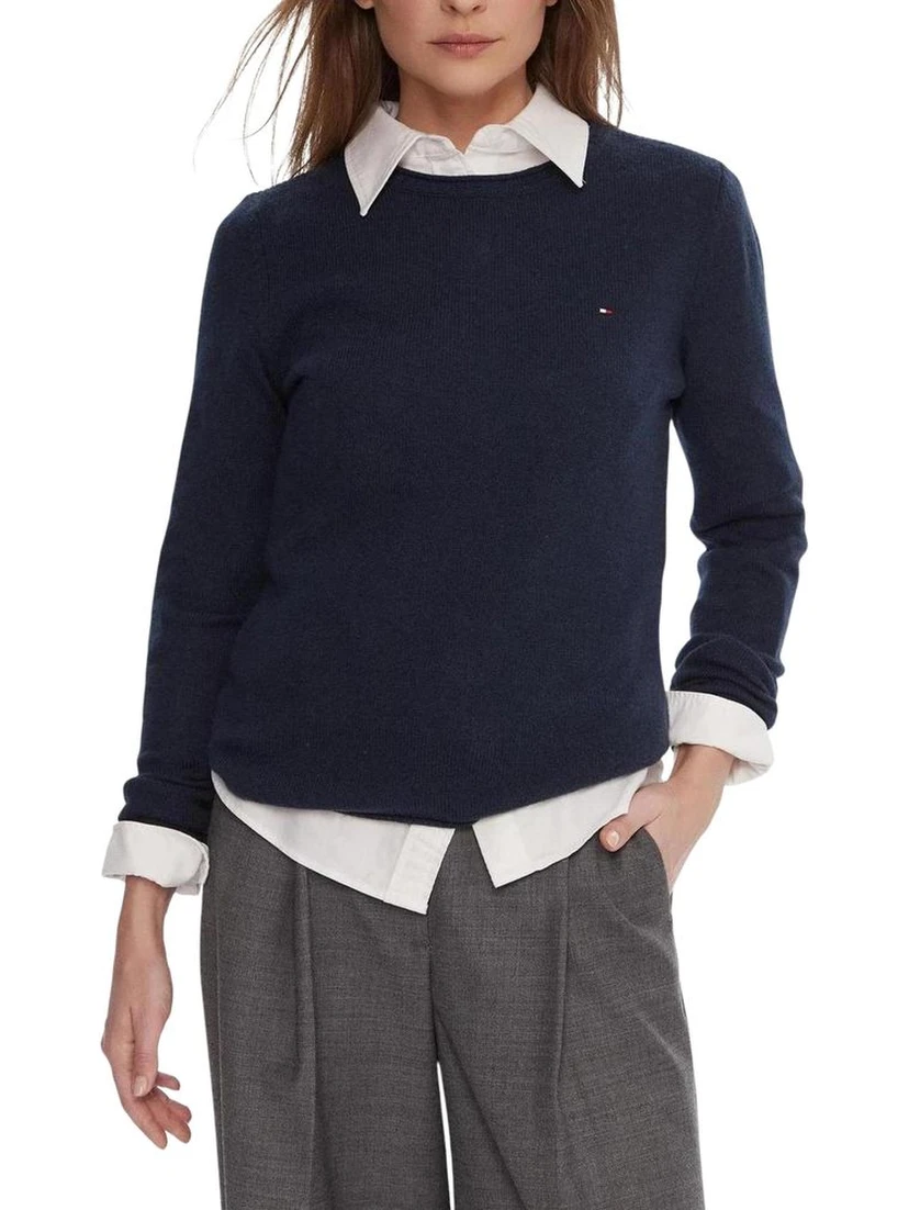 Blue Wool Sweatshirt