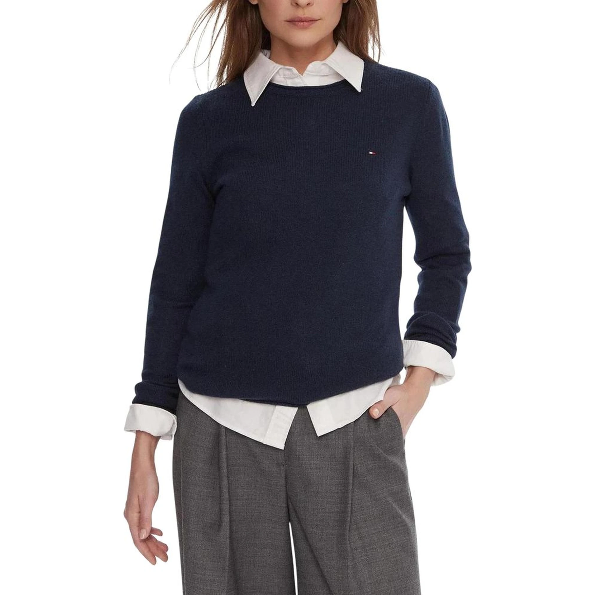 Blue Wool Sweatshirt