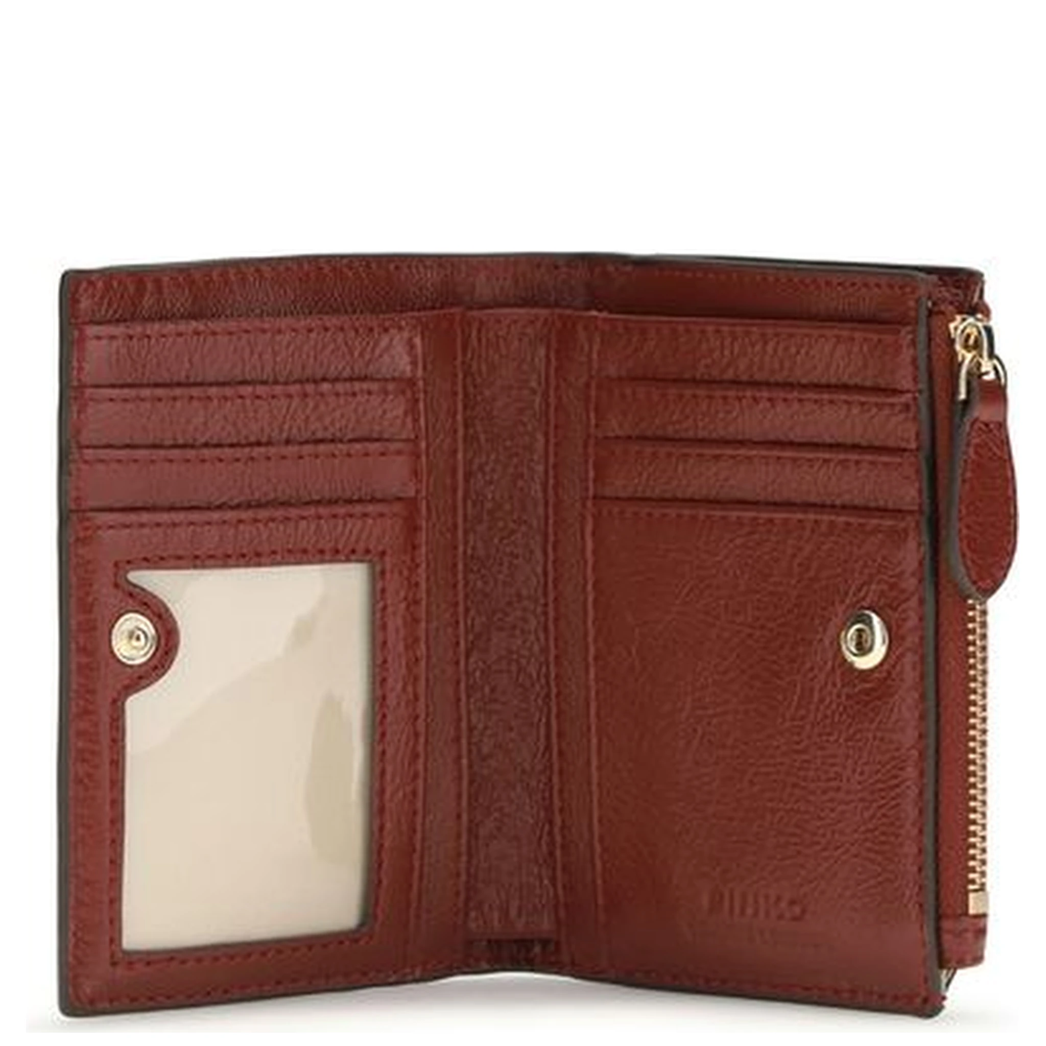 Bordeaux Calf Leather Bos Taurus Wallet