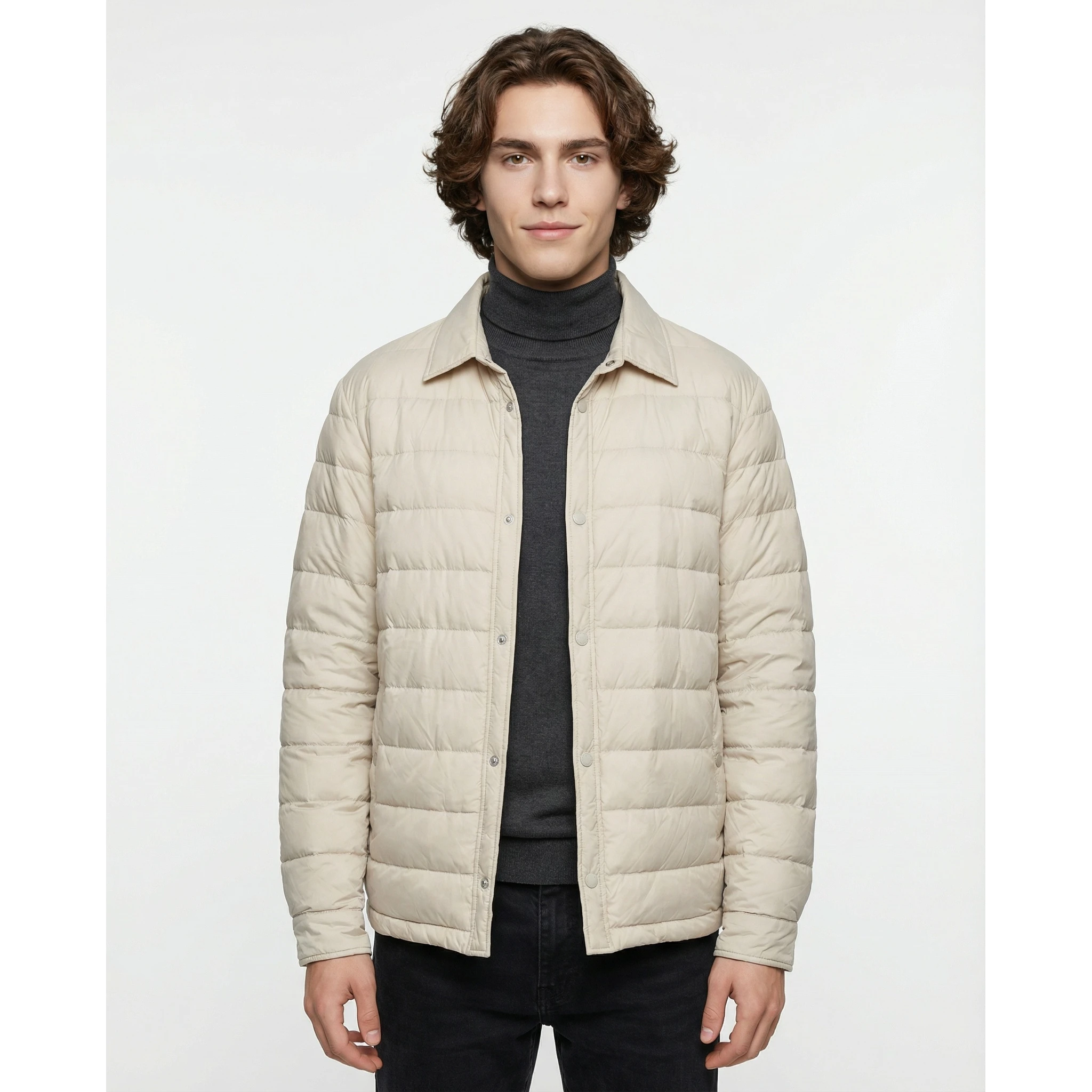 Beige Polyester Clothing