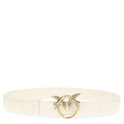 White Calf Leather Bos Taurus Regular Belt