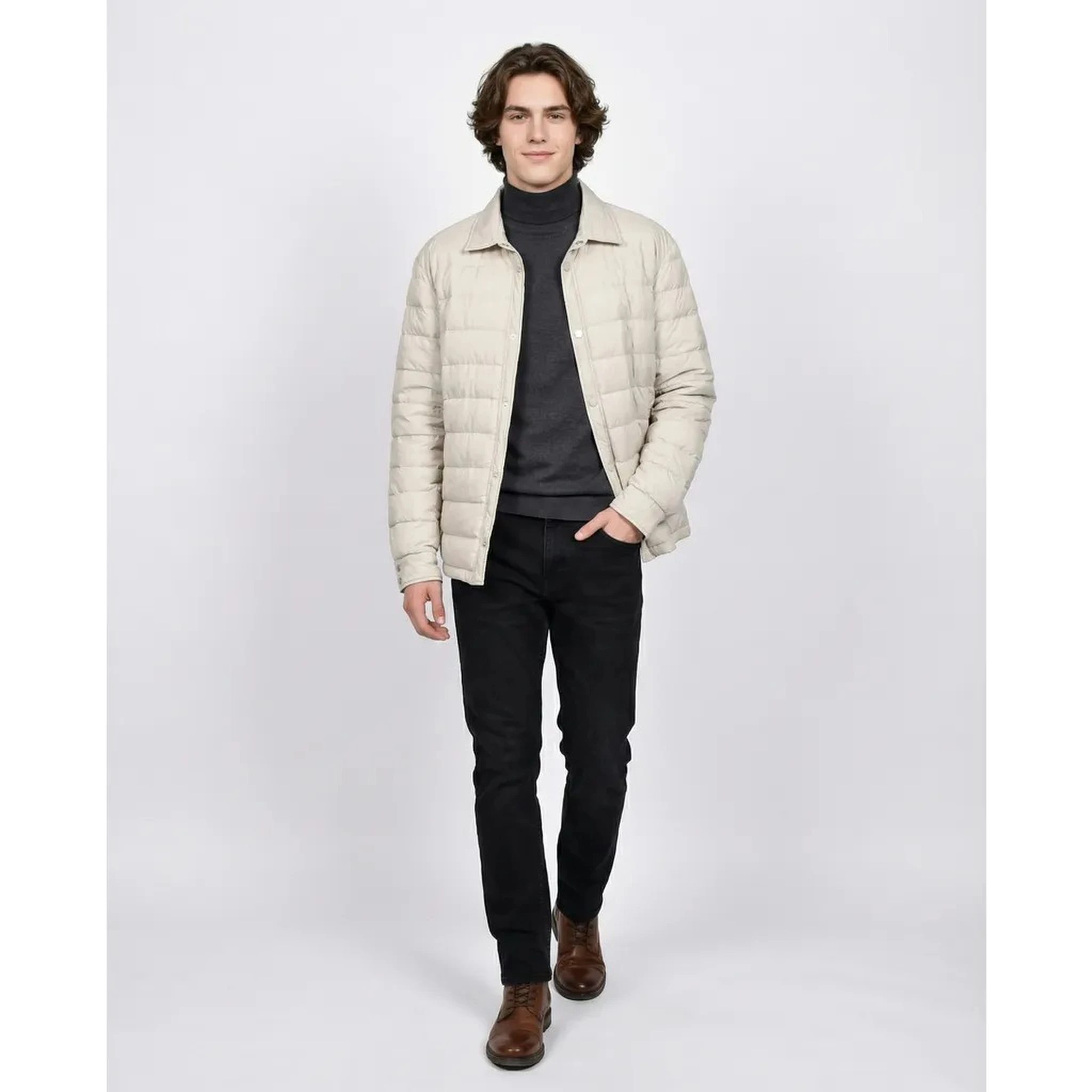 Beige Polyester Clothing