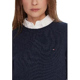 Blue Wool Sweatshirt