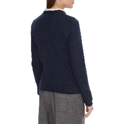 Blue Wool Sweatshirt