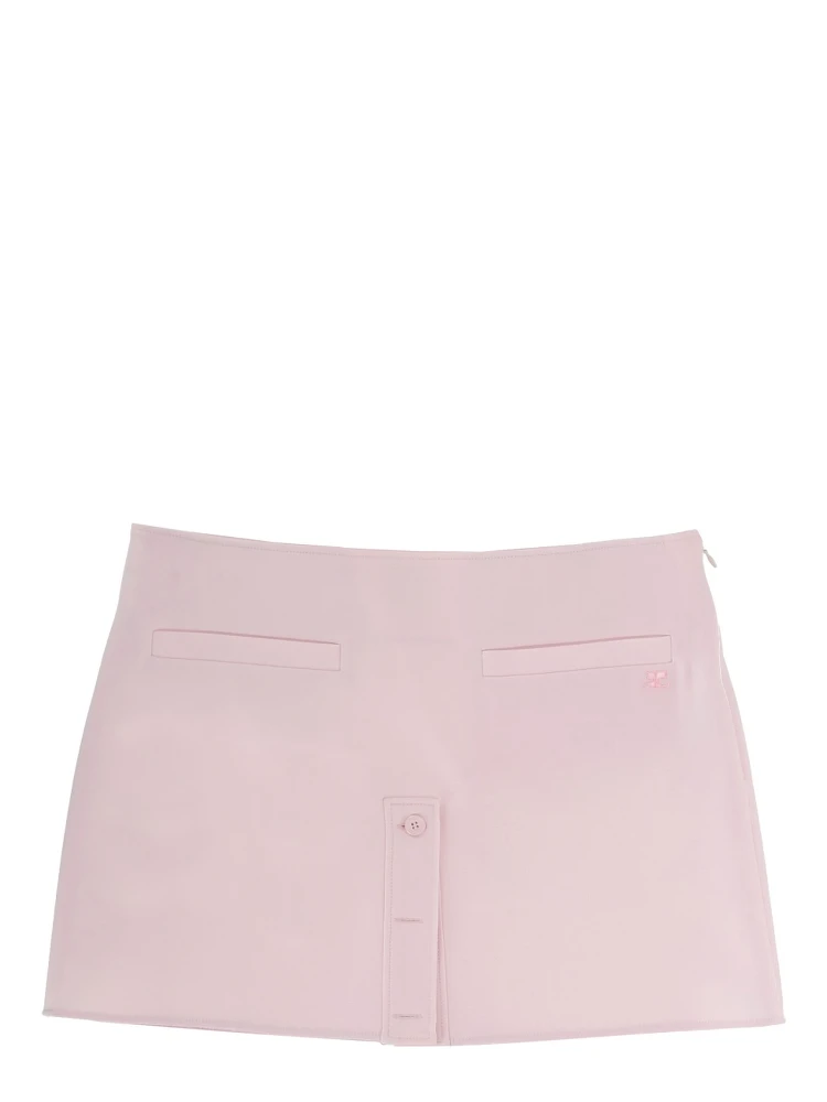 MINISKIRT WITH BUTTONS