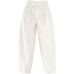 SILK TAILORED PANTS