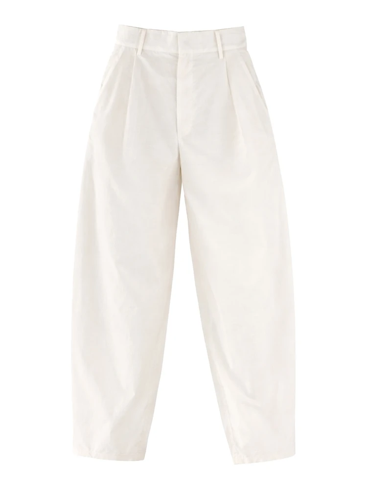 SILK TAILORED PANTS