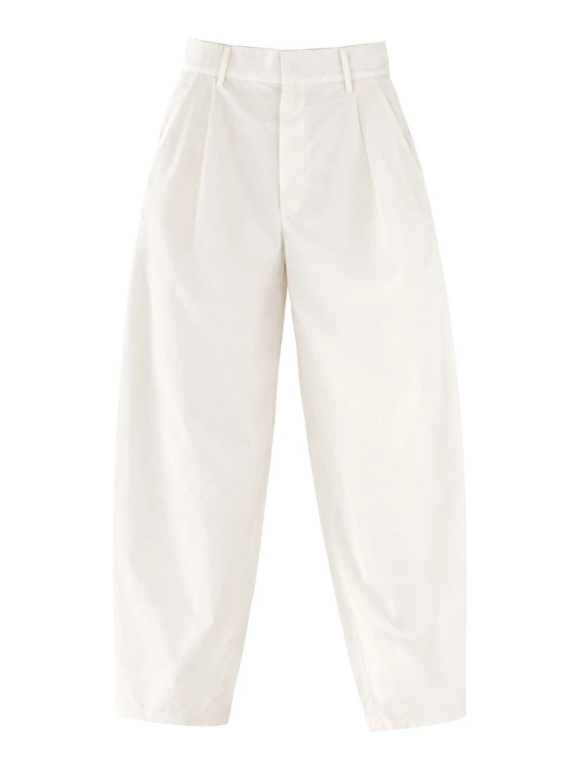 SILK TAILORED PANTS