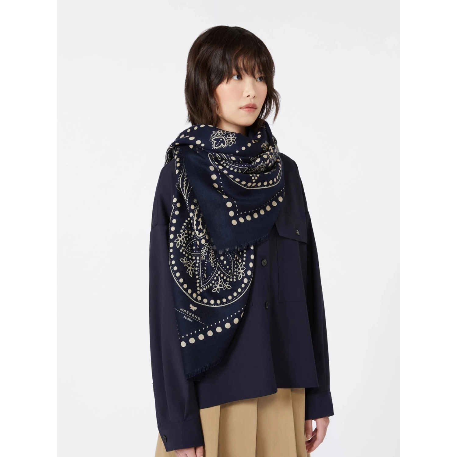 WEEKEND MAX MARA WKAEDUCATA scarf