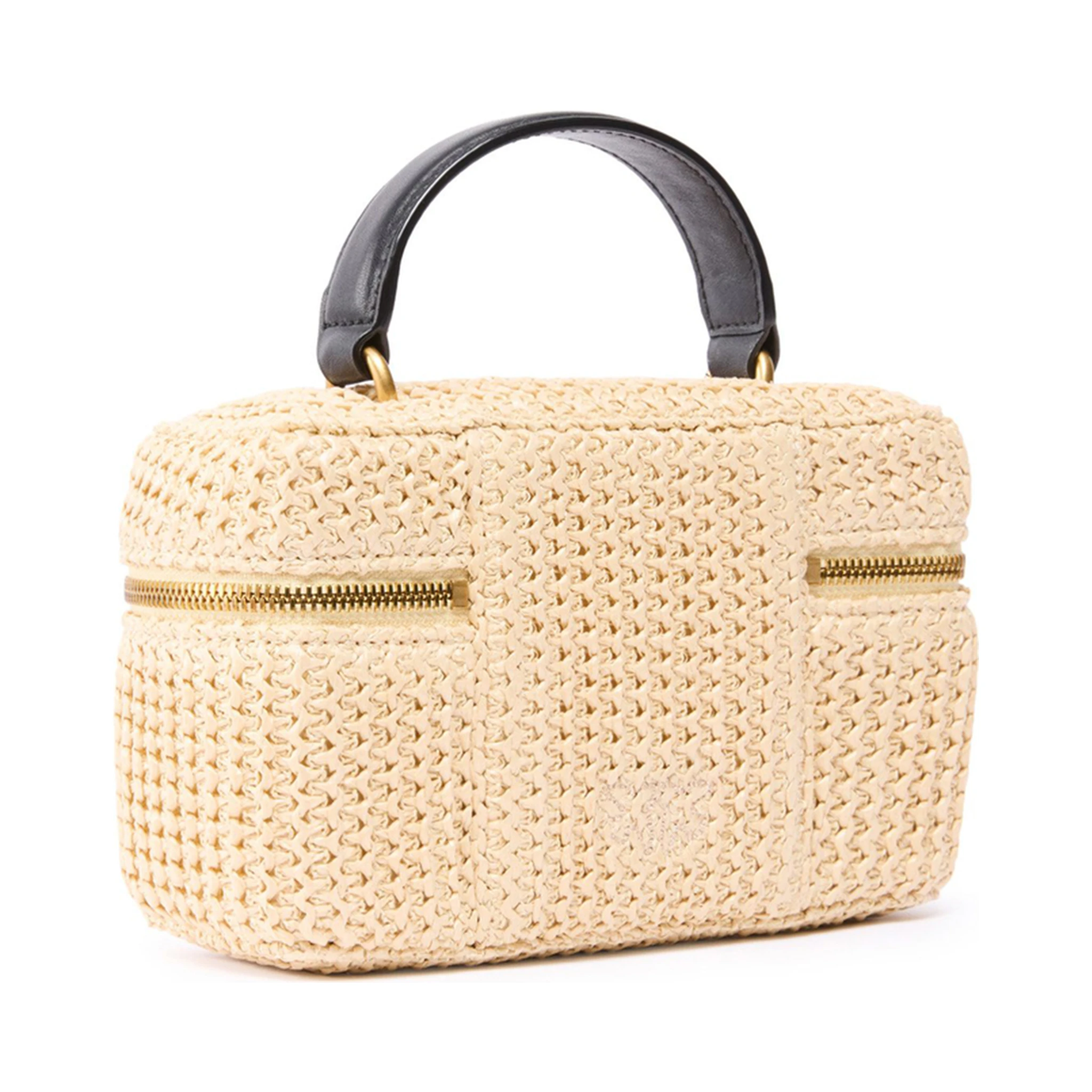 PINKO SOFT MINI RAFIA toiletry bag