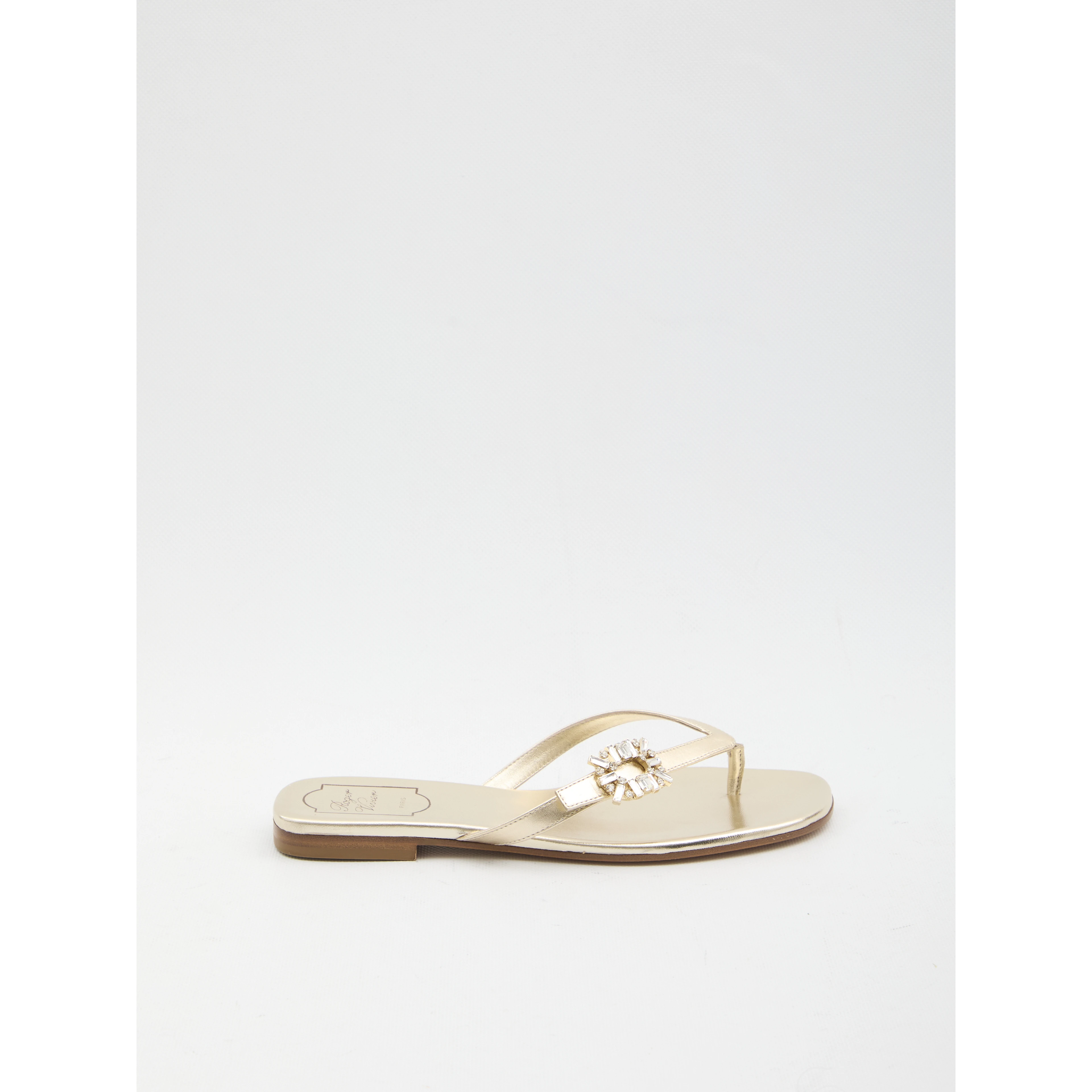 Crystal slider sandals