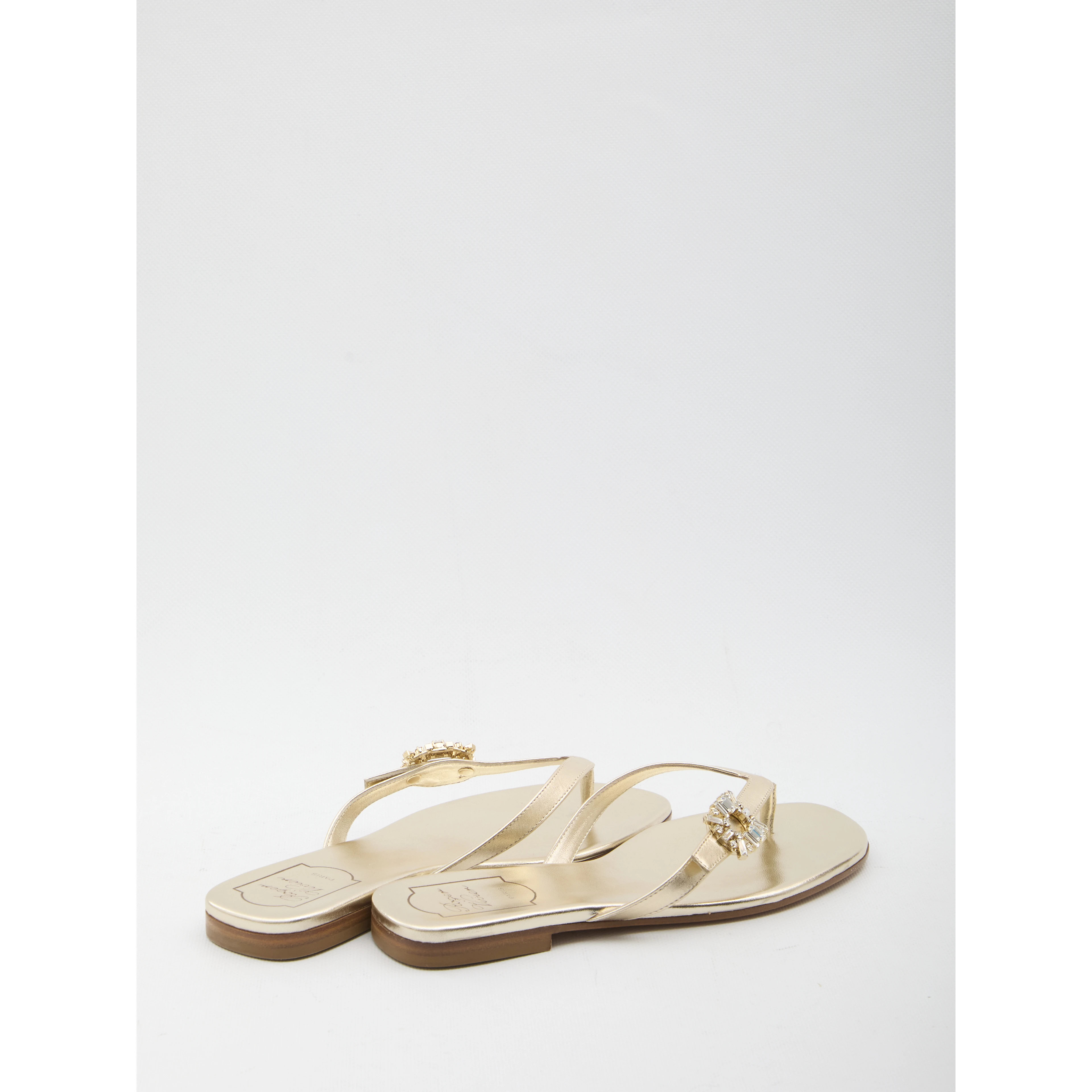 Crystal slider sandals