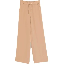 Wide leg pants with coulisse