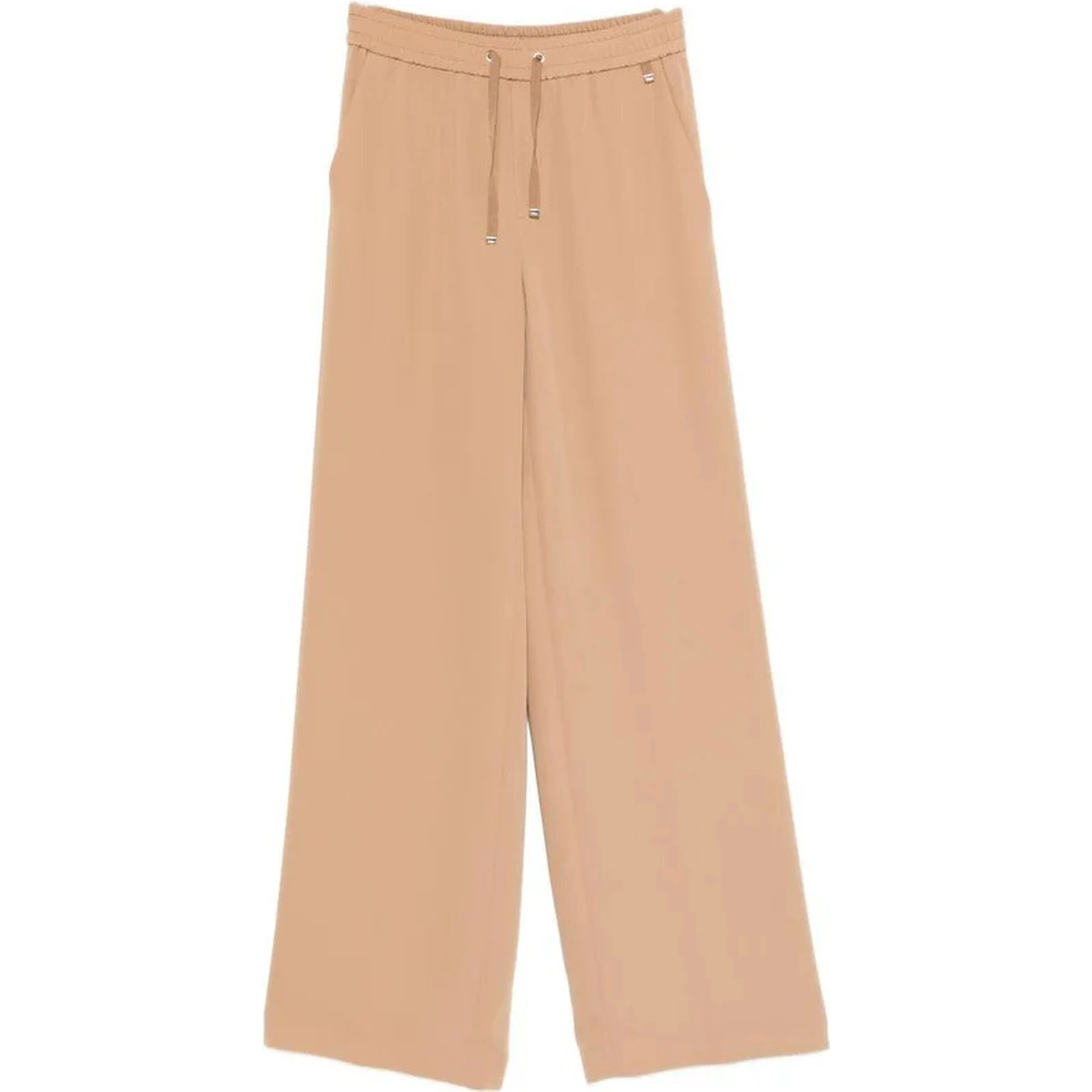 Wide leg pants with coulisse