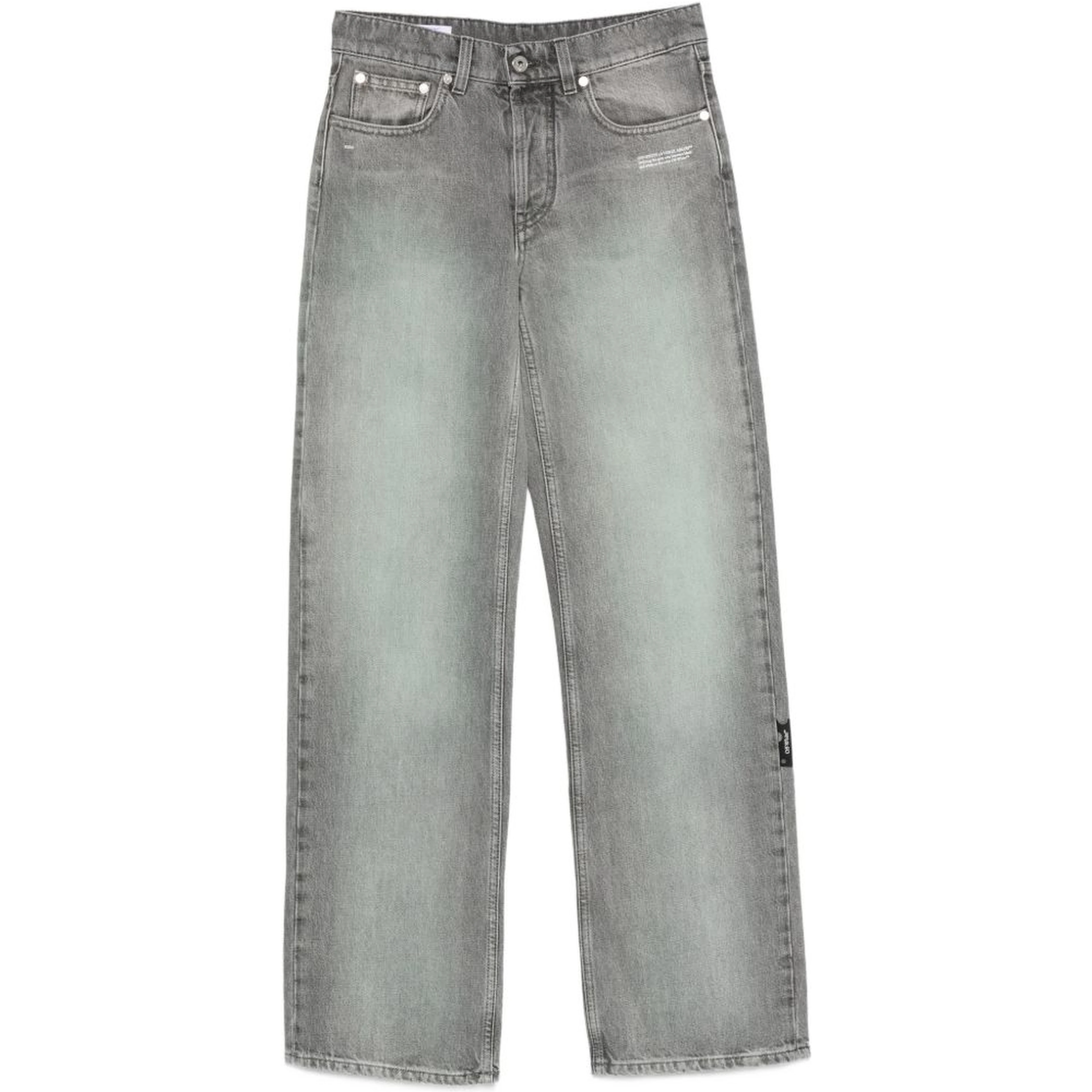 Off White Jeans Grey