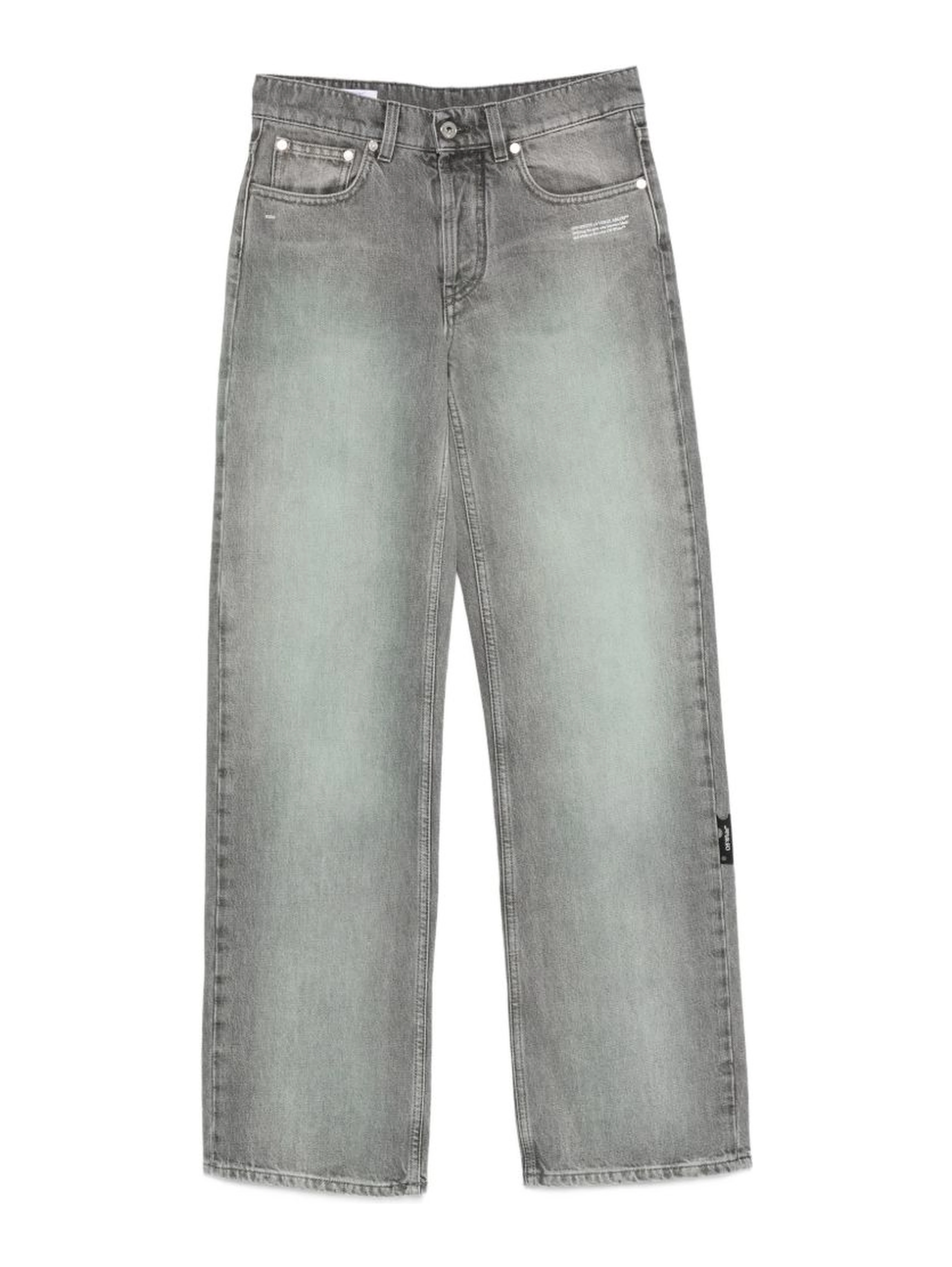 Off White Jeans Grey