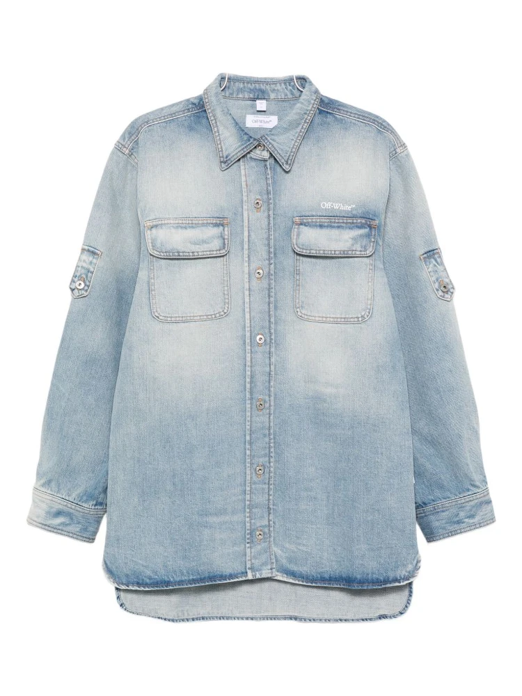 Off White Shirts Blue