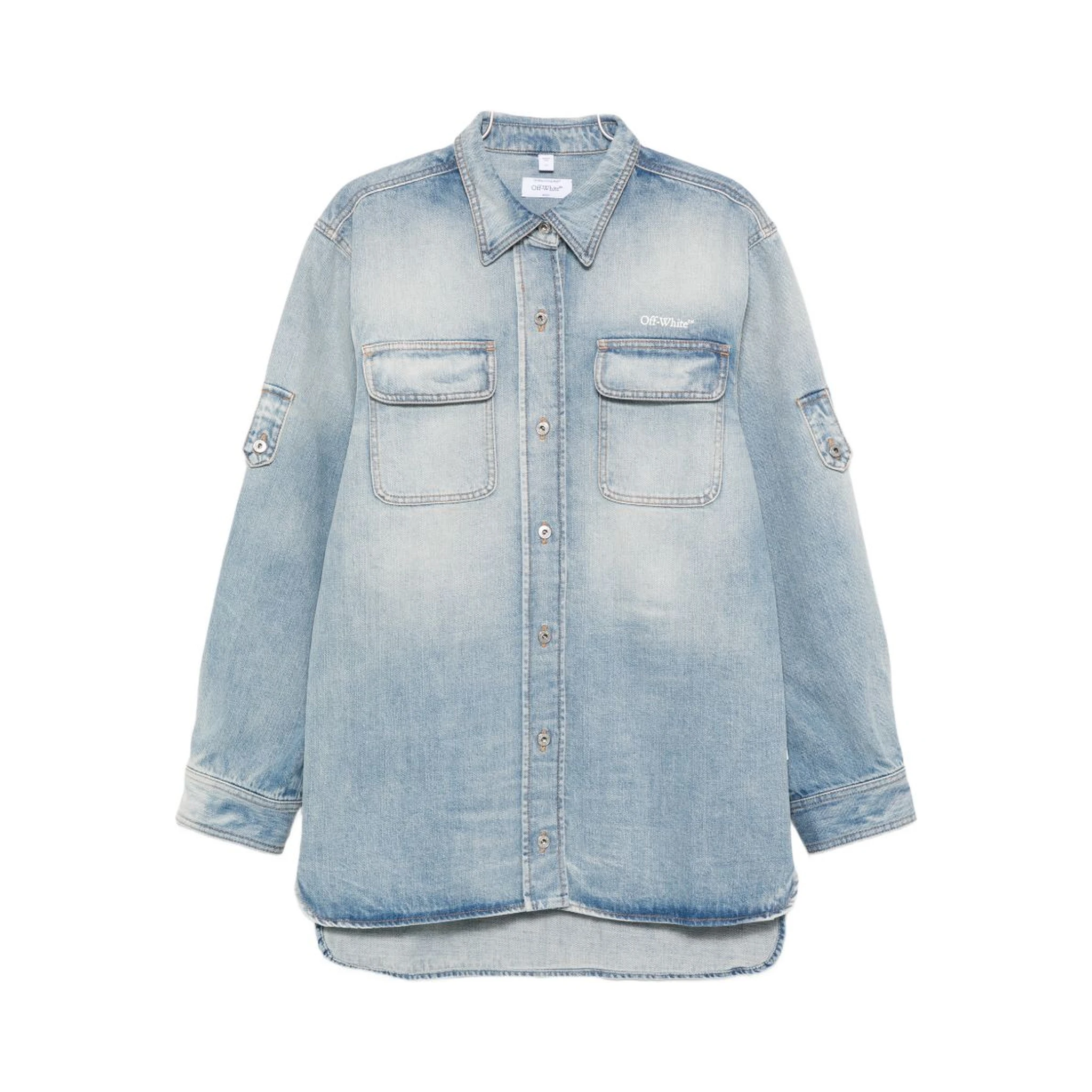 Off White Shirts Blue