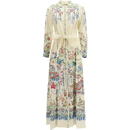 White Cotton Casual Dress
