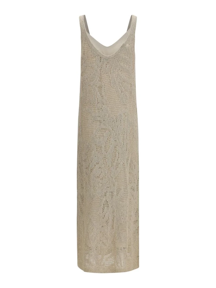 Beige Linen Casual Dress alternative