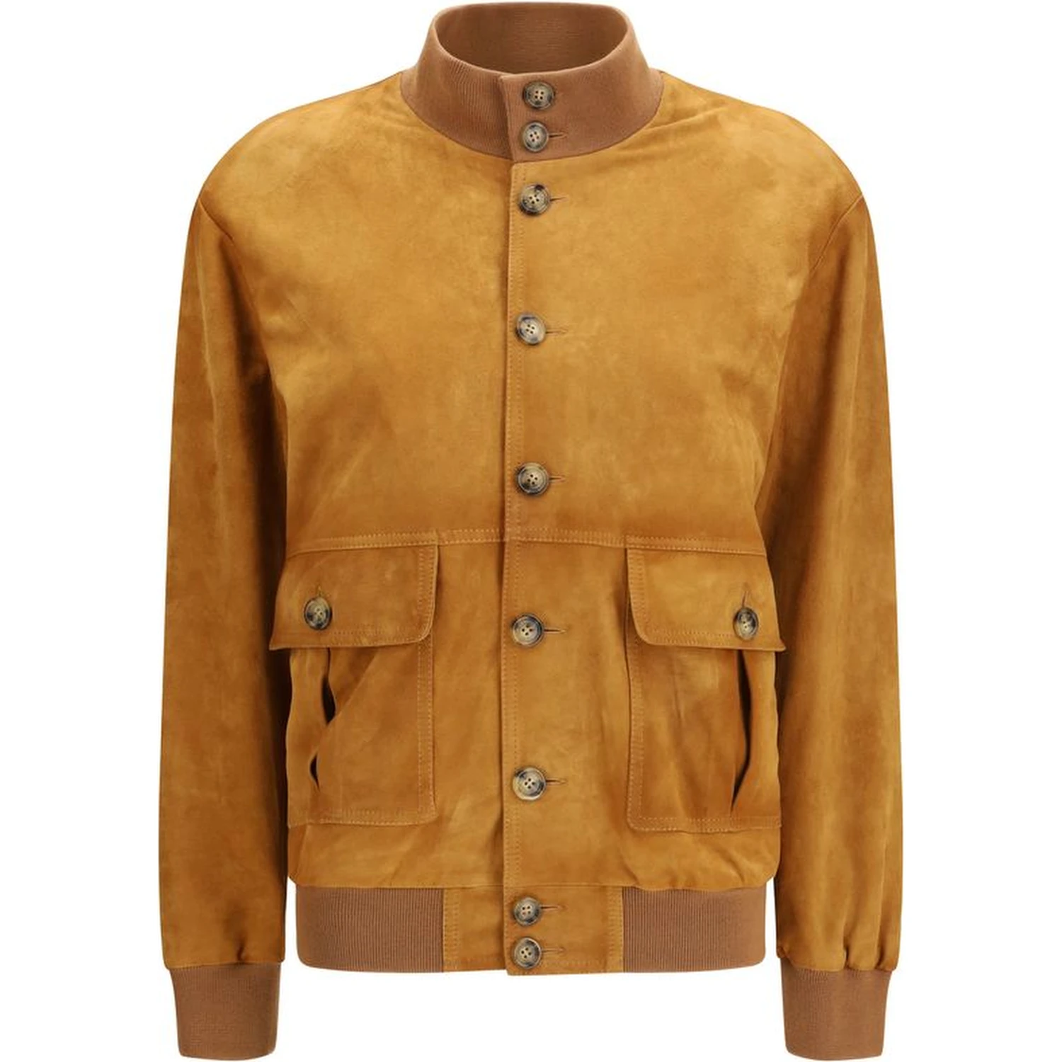 Brown Goatskin Bomber