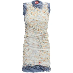 Multicolor Cotton Casual Dress