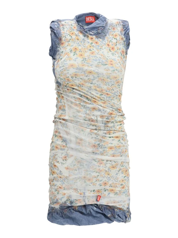 Multicolor Cotton Casual Dress