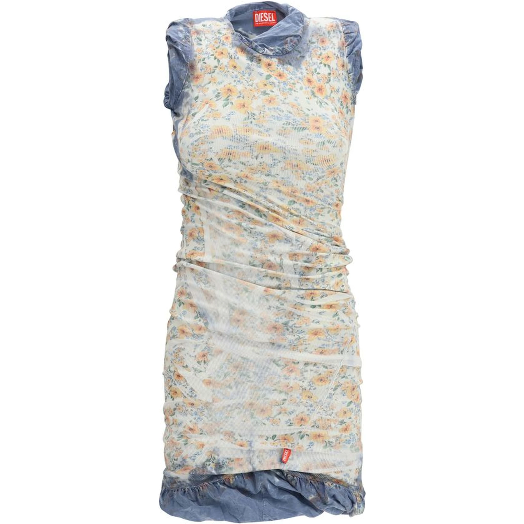 Multicolor Cotton Casual Dress