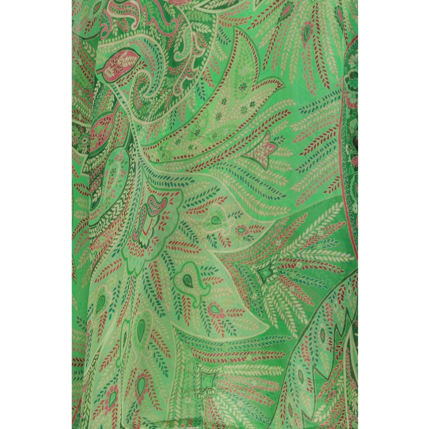 Bicolor Silk Pattern Shirt