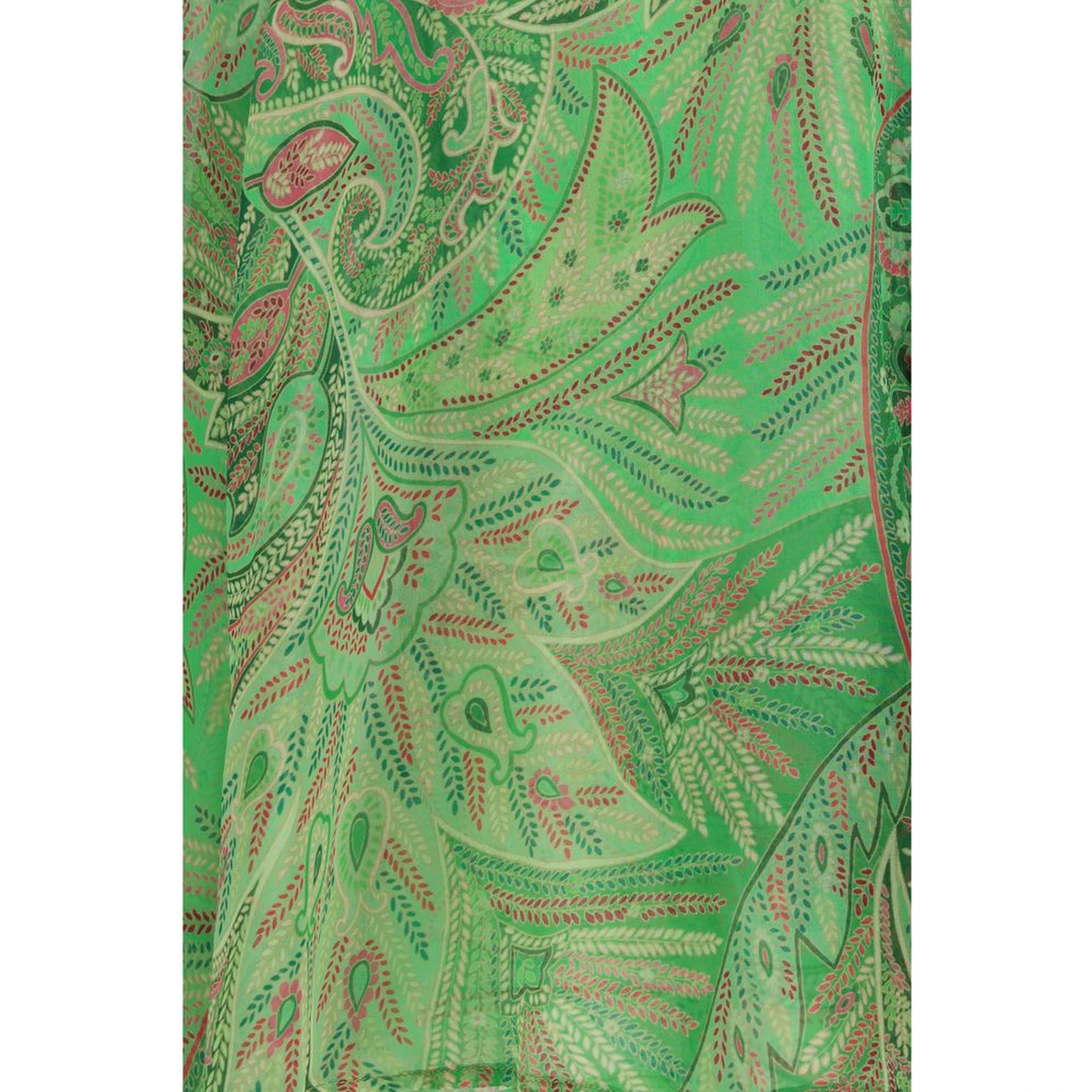 Bicolor Silk Pattern Shirt