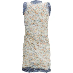 Multicolor Cotton Casual Dress