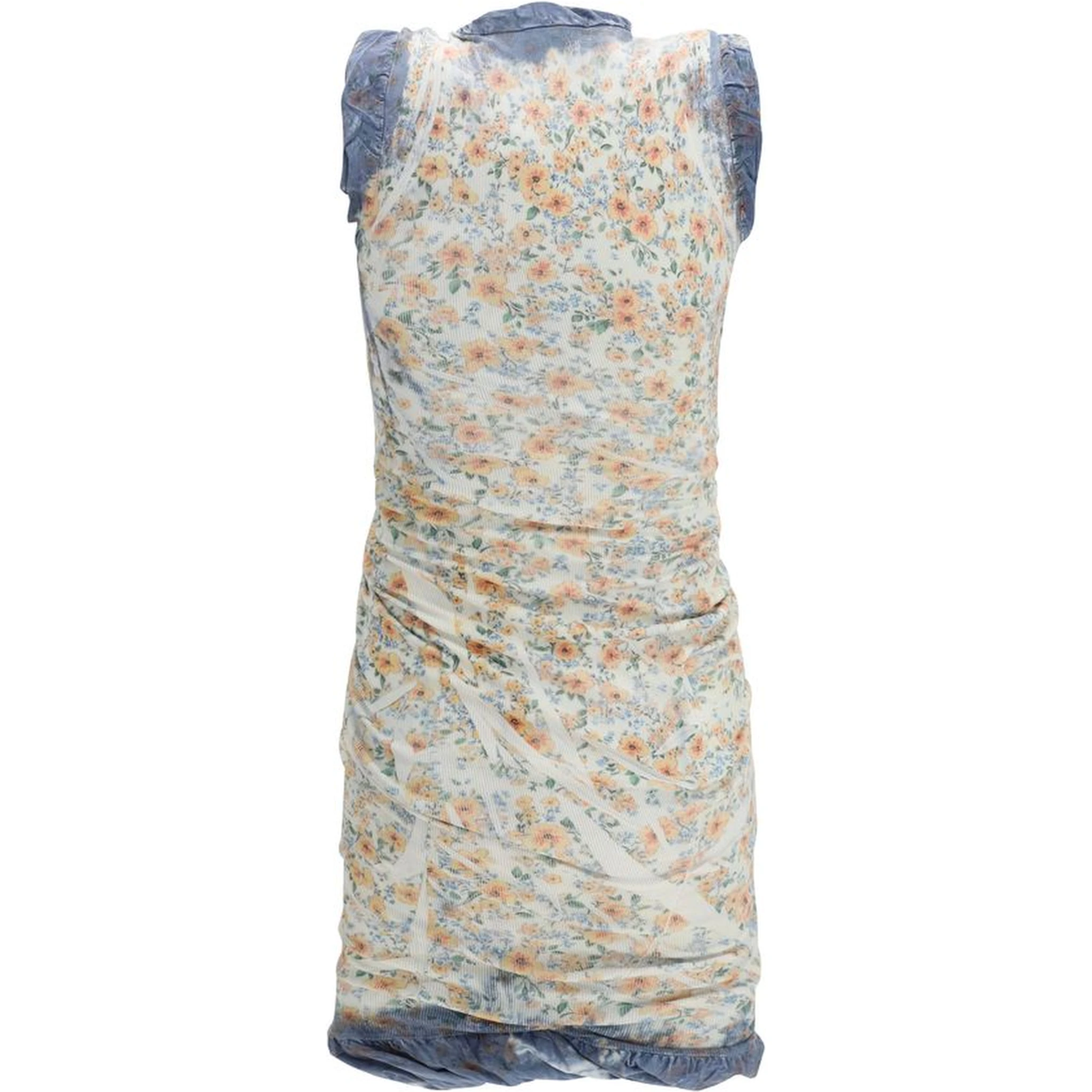 Multicolor Cotton Casual Dress