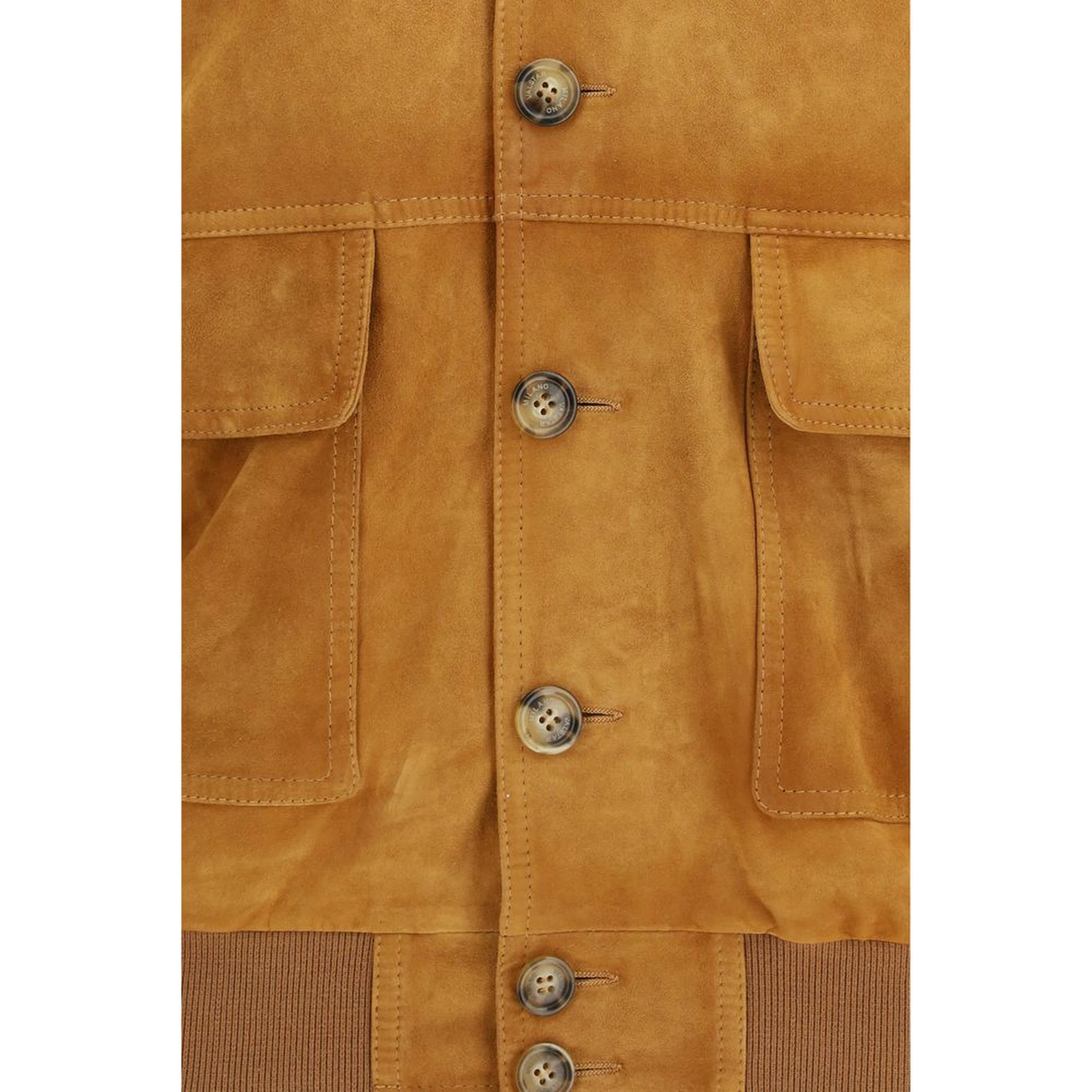 Brown Goatskin Bomber