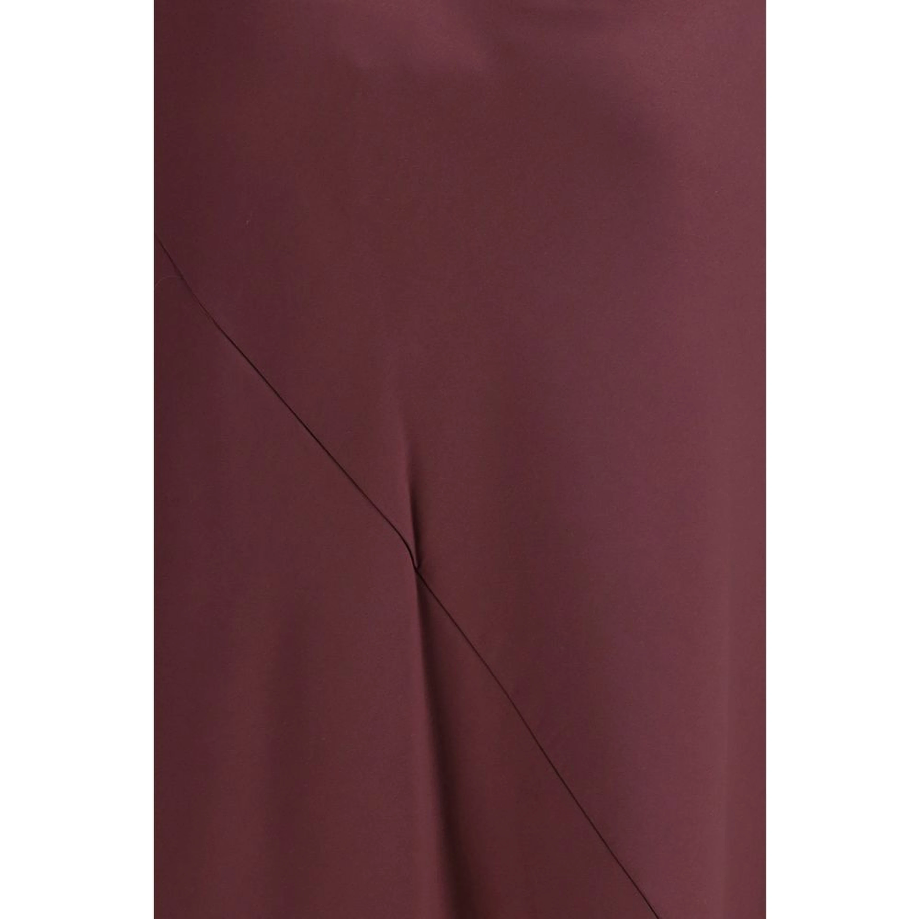 Bordeaux Marabou Casual Dress