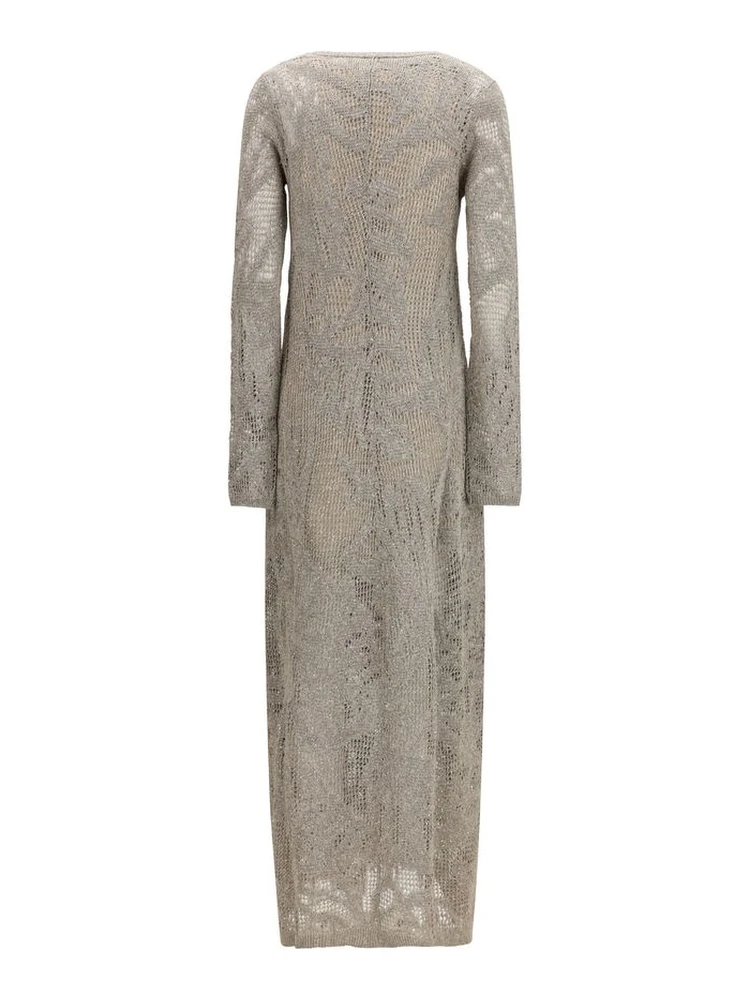 Beige Linen Casual Dress alternative