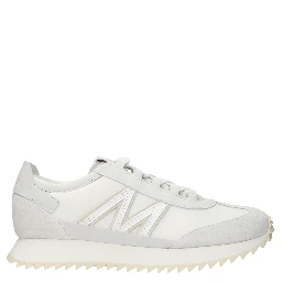 White Leather Athletic Sneakers