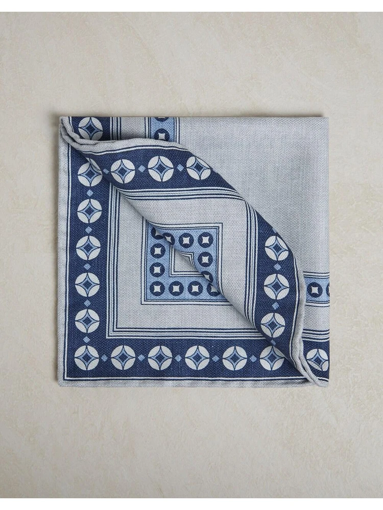 Bicolor Silk Pocket Square
