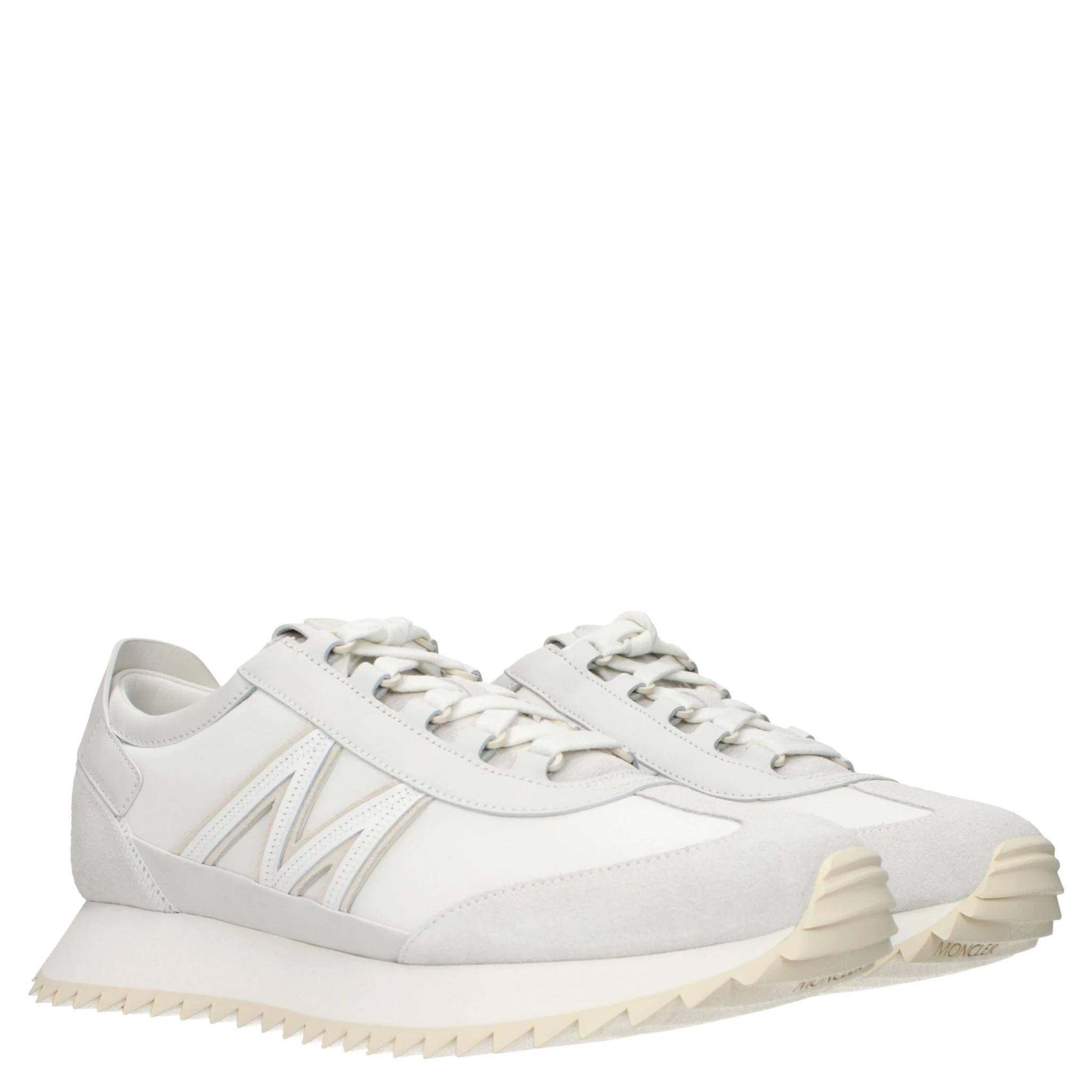 White Leather Athletic Sneakers