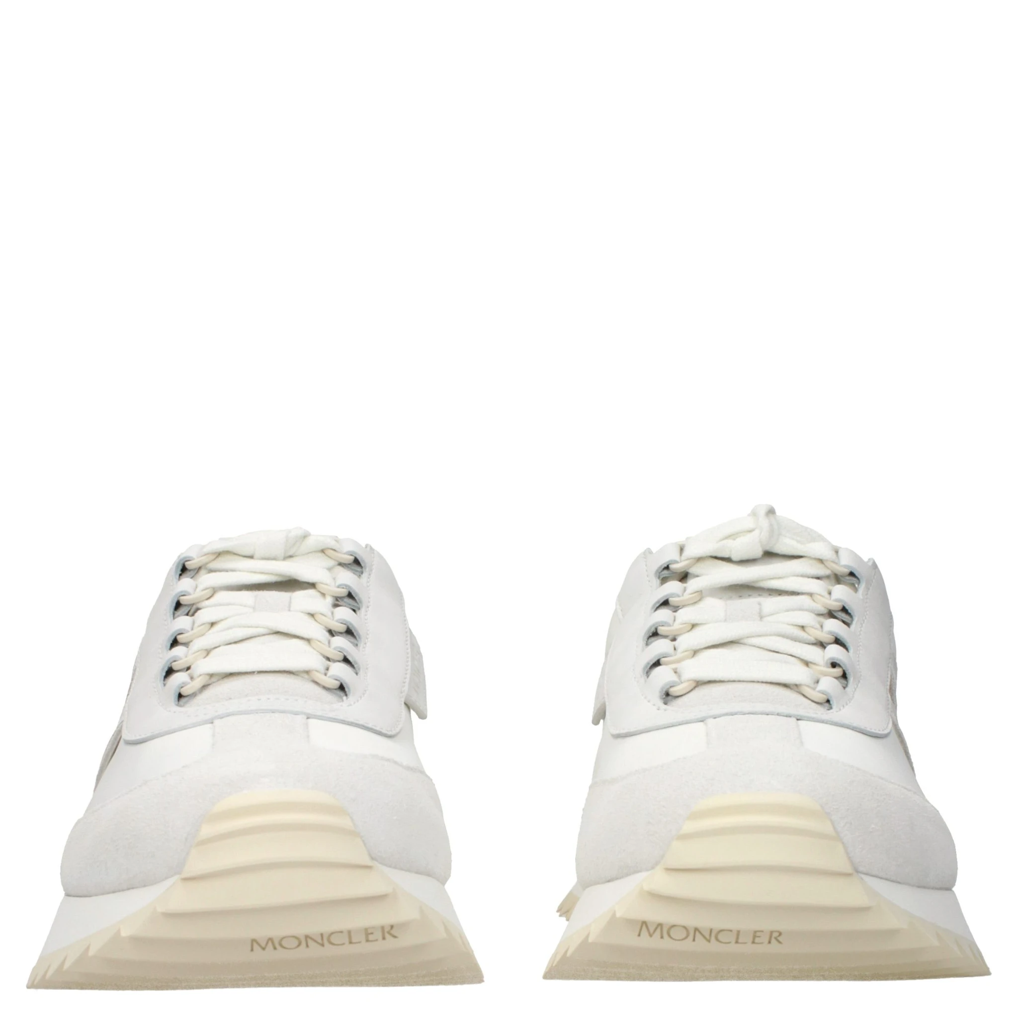 White Leather Athletic Sneakers