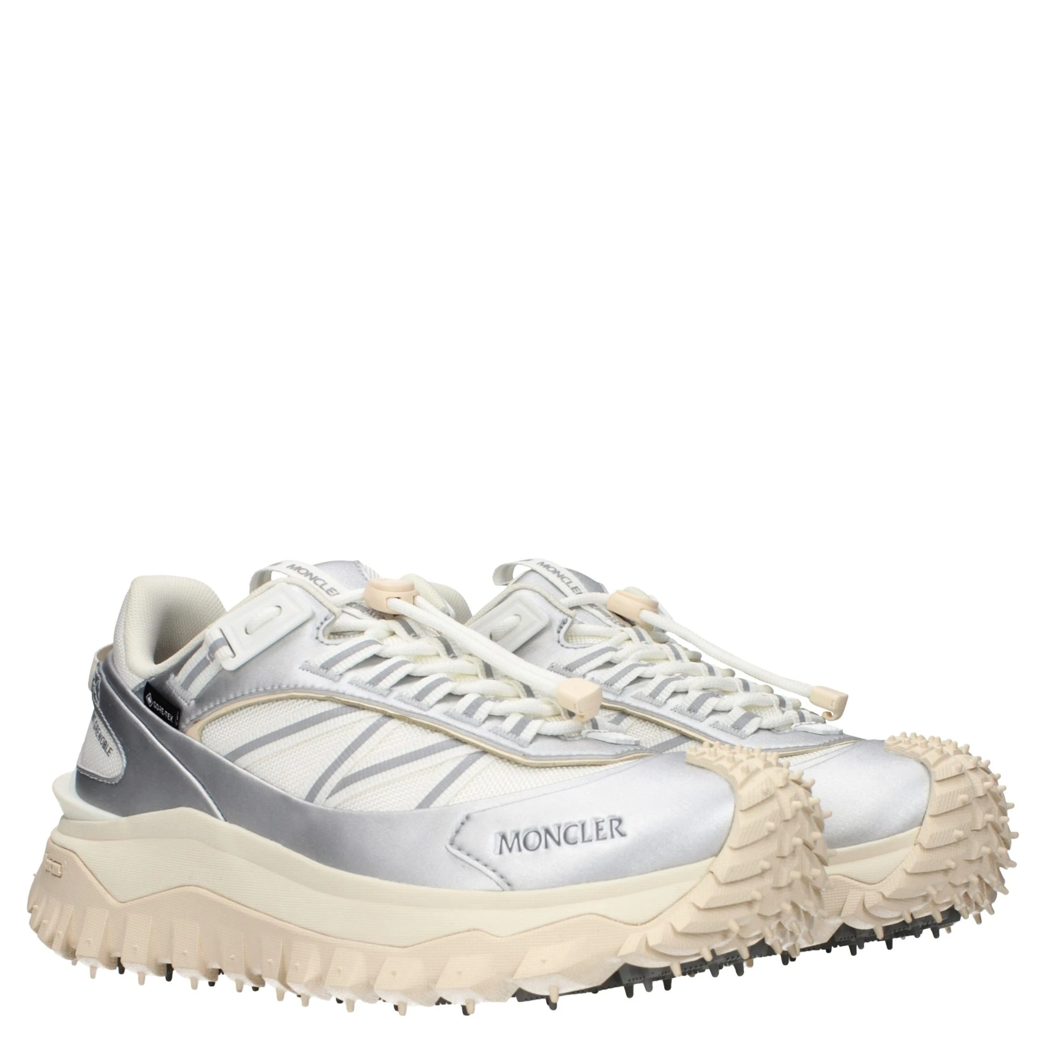 Gray Fabric Athletic Sneakers