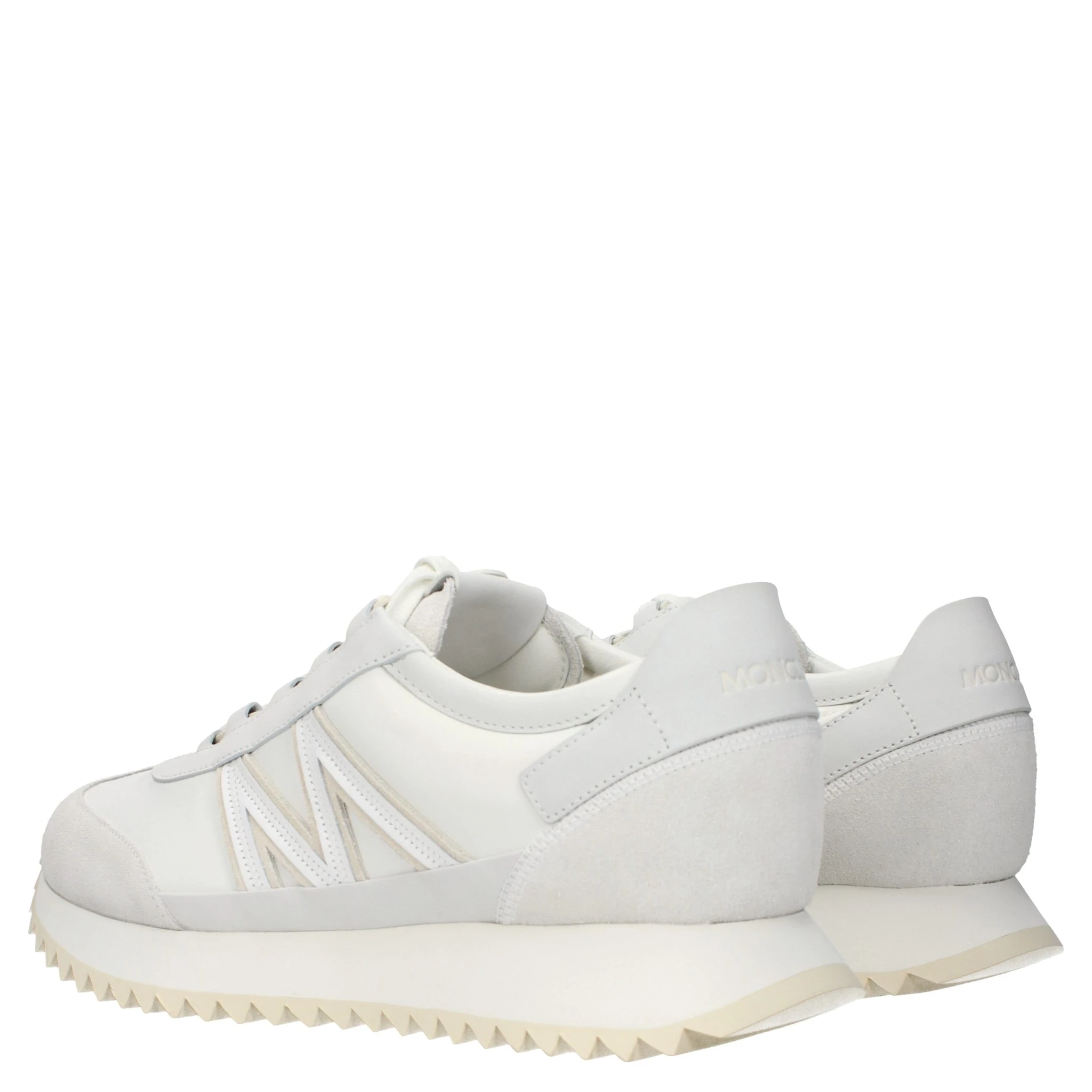 White Leather Athletic Sneakers