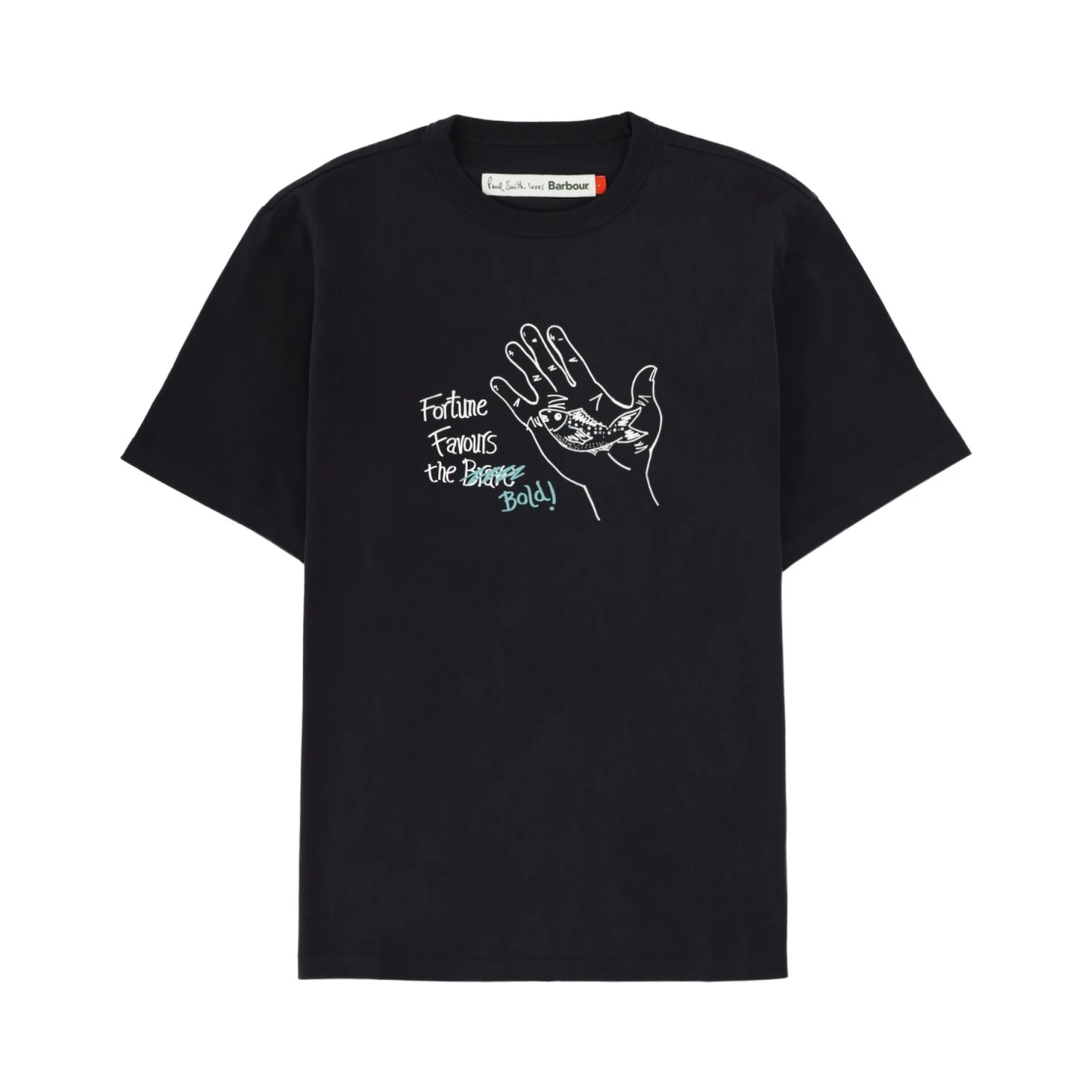 COTTON T-SHIRT "PAUL SMITH X BARBOUR"