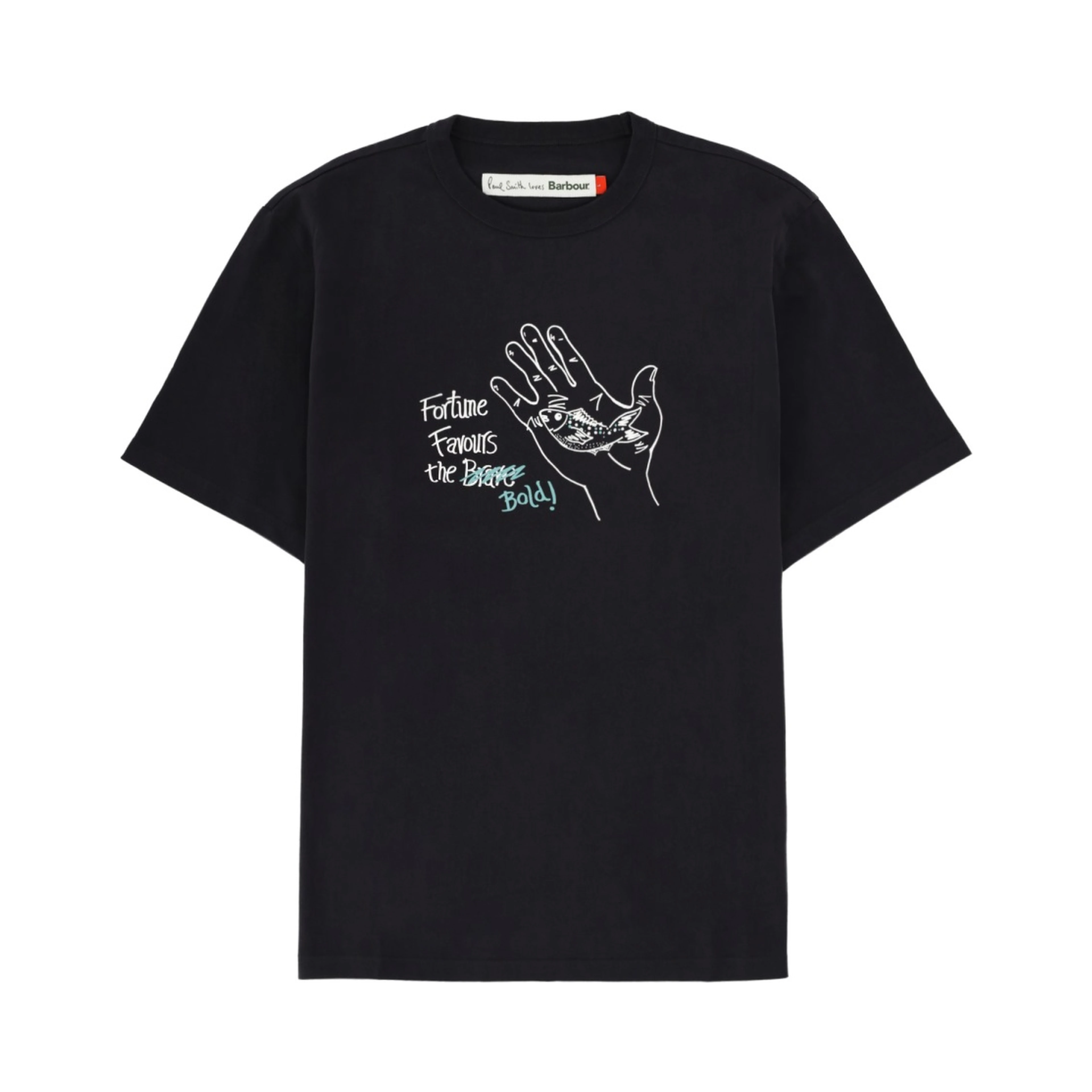 COTTON T-SHIRT "PAUL SMITH X BARBOUR"