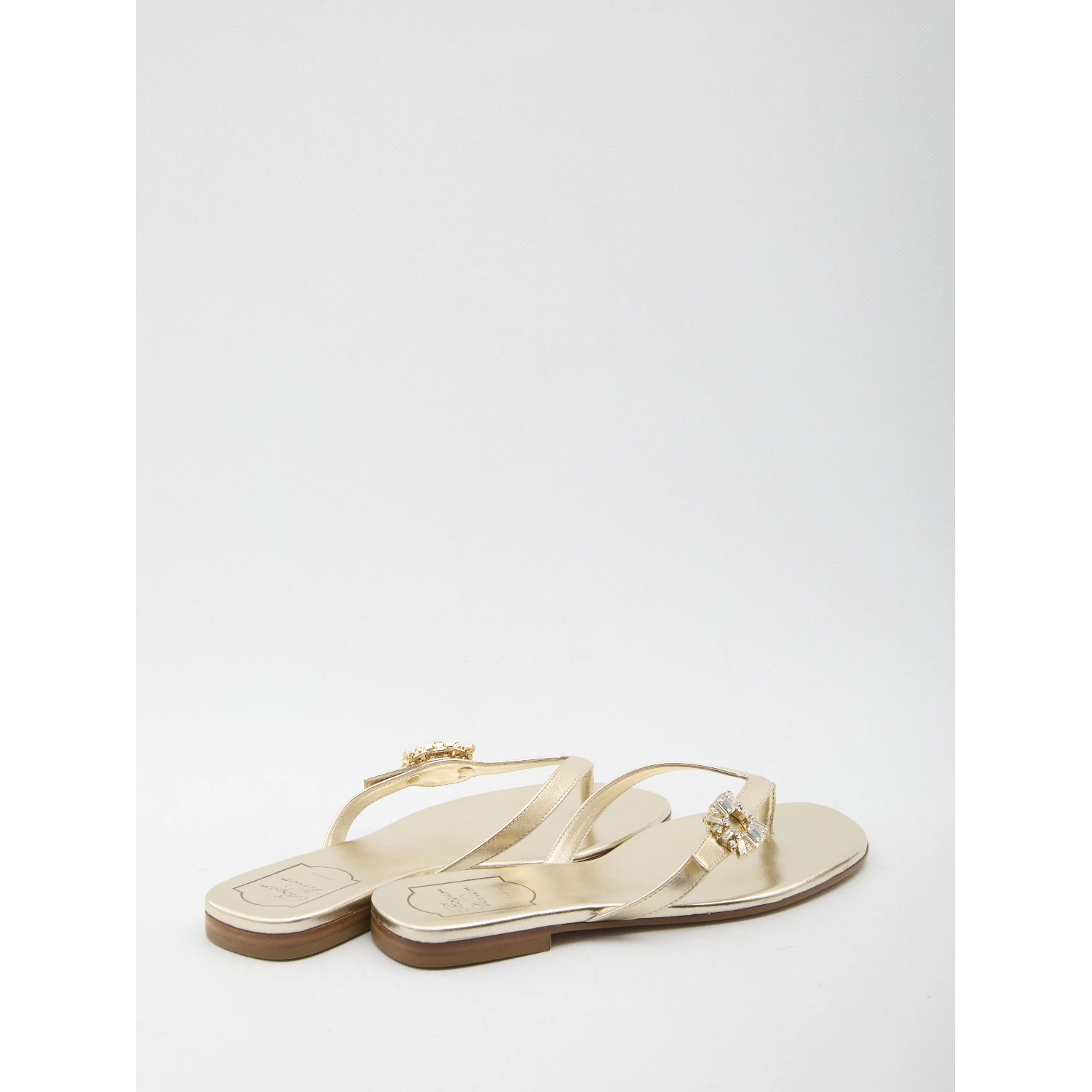 Crystal slider sandals