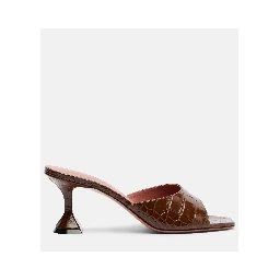 Amina Muaddi Sandals Brown